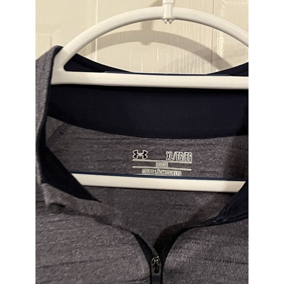 Under Armour Loose HeatGear UA Tech Zip WOMENS XL Heather GREY Lightweight - Picture 7 of 16